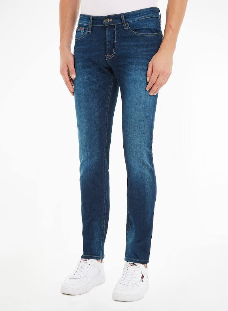 TOMMY HILFIGER Slim Fit Faded Jeans - Image 1