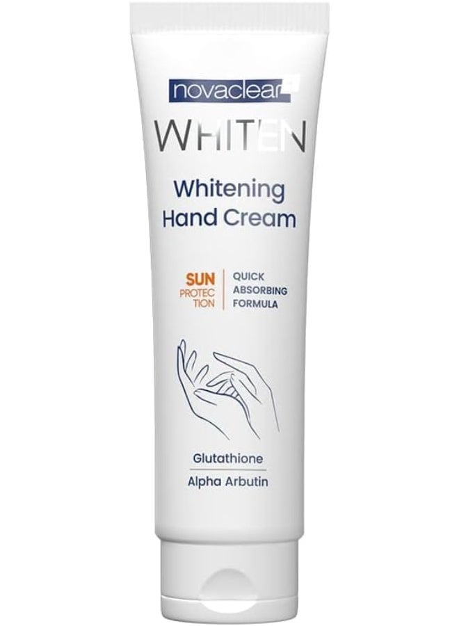 Novaclear Whitening Hand Cream with SPF 50ml – Brightening & Moisturizing Hand Cream with Glutathione, Alpha Arbutin, Shea Butter & Almond Oil - Image 1