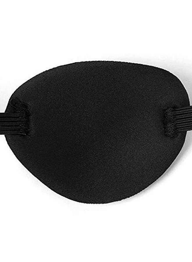 DNHCLL - Adults And Kids Black Adjustable Soft And Comfortable Sponge Eye Patch Strabismus Eye Mask With Buckle For Recovery Eye And Cure Children Lazy Eye - Image 1