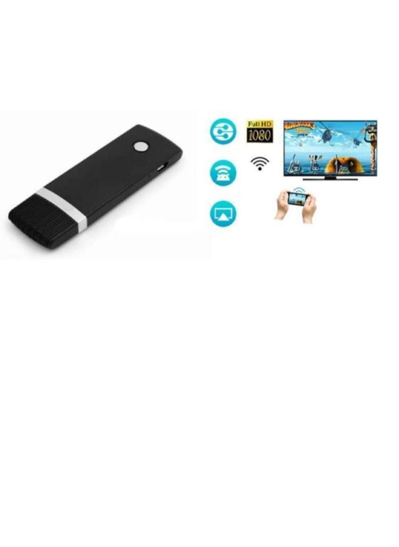 Generic Wireless Display Dongle Receiver Compatible with Android and IOS And Notebook Devices Black  - Image 3