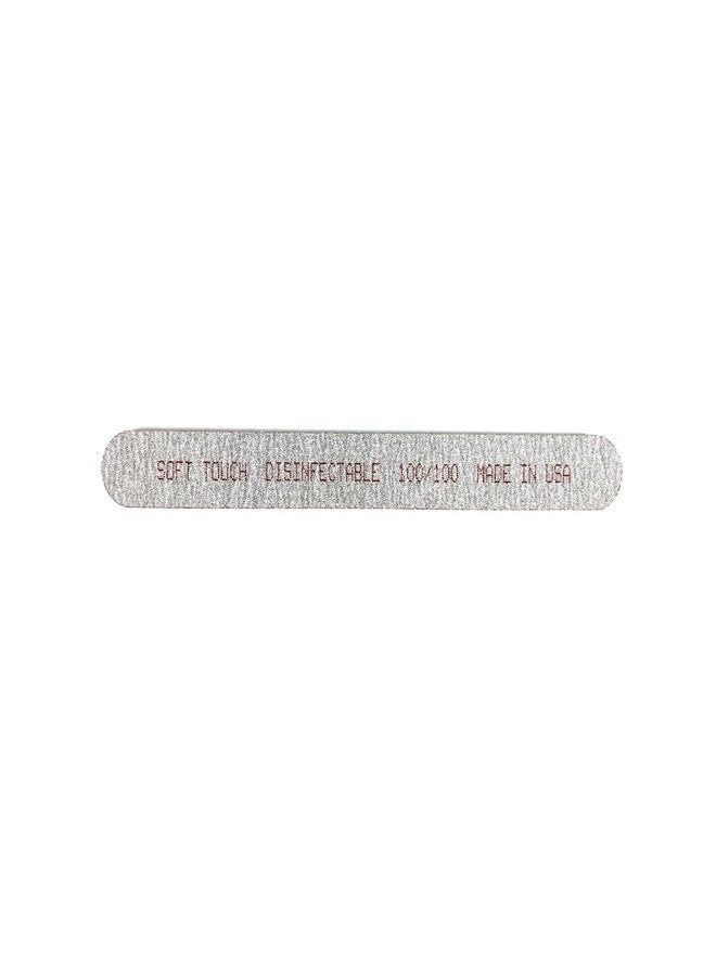 Soft Touch Nail File, 100 Grit, Coarse, Zebra Cushion, for Artificial Nails, 7 Inch - 5 Pieces - Image 2