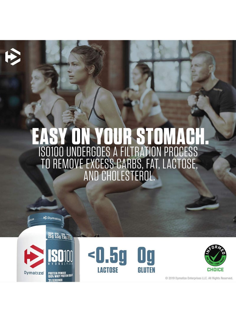 Dymatize Iso 100 Hydrolyzed 100% Whey Protein Isolate Birthday Cake Pebbles Flavour 5Lbs - Image 3