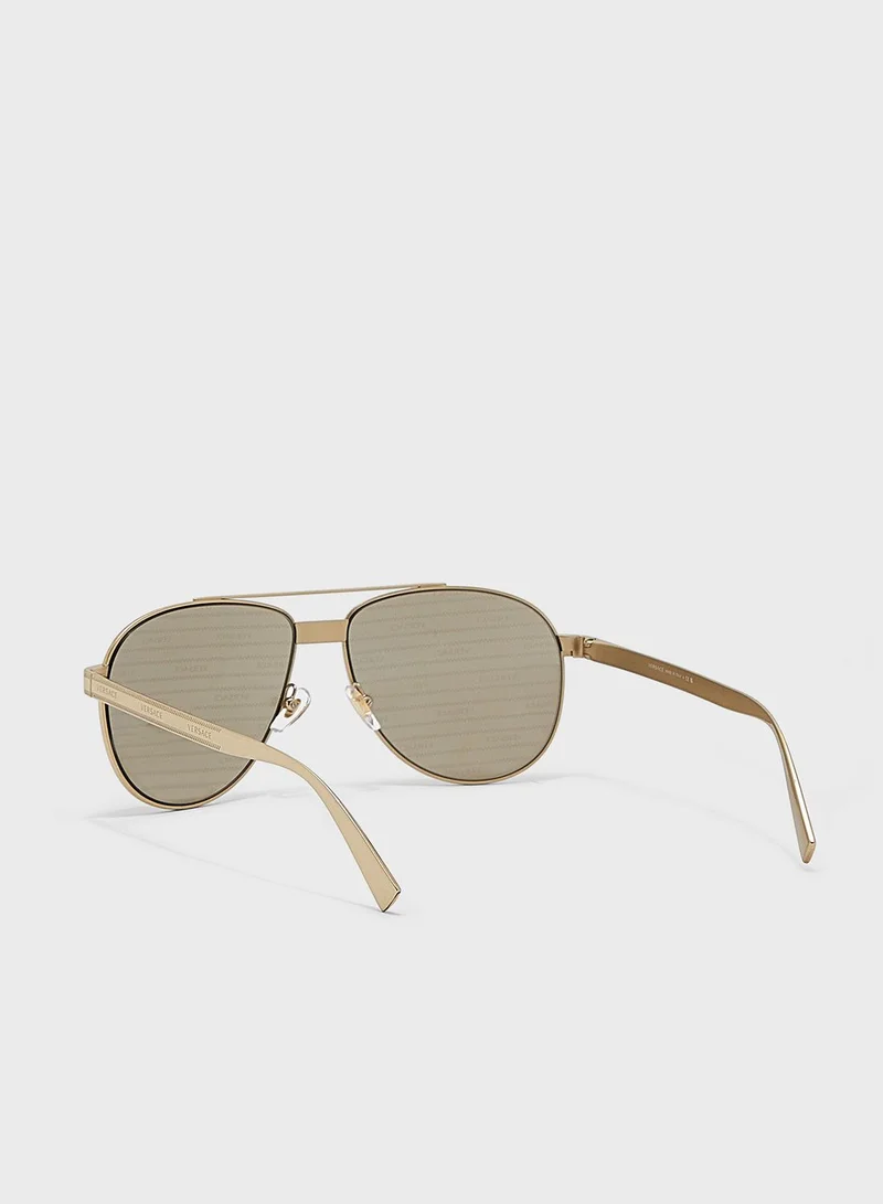 VERSACE 0Ve2209 Top Bar Phantos Sunglasses