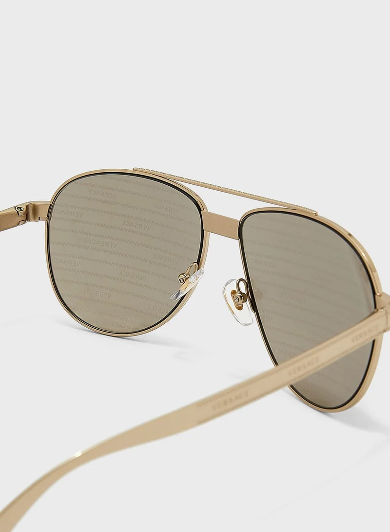 VERSACE 0Ve2209 Top Bar Phantos Sunglasses