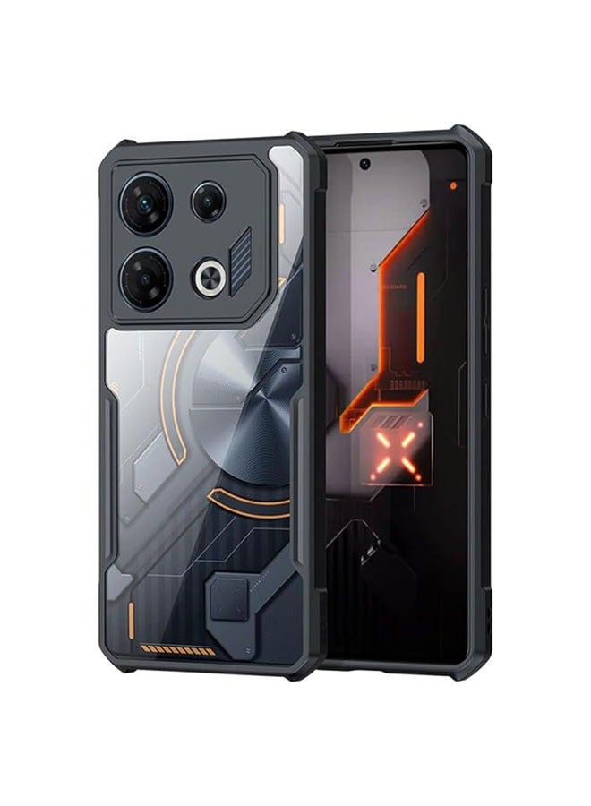 general Infinix GT 10 Pro Case, [Airbag Protection] Clear PC Back + Soft TPU Frame, Infinix GT 10 Pro Scratch Resistant Case - Image 1