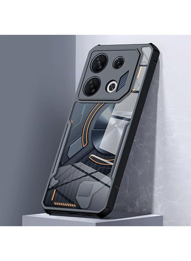 general Infinix GT 10 Pro Case, [Airbag Protection] Clear PC Back + Soft TPU Frame, Infinix GT 10 Pro Scratch Resistant Case - Image 3