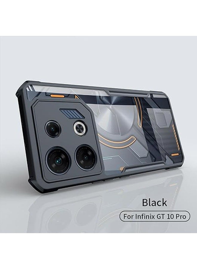 general Infinix GT 10 Pro Case, [Airbag Protection] Clear PC Back + Soft TPU Frame, Infinix GT 10 Pro Scratch Resistant Case - Image 2
