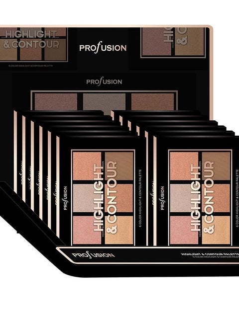 Studio Icon Collection Highlight & Contour 6 Colour Palette