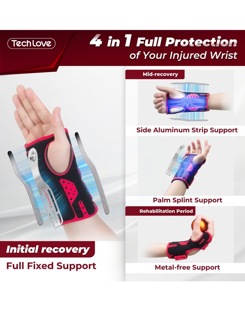 Generic - Sprain splint compression wrist sheath wrist joint breathable fixator brace protector - Image 1