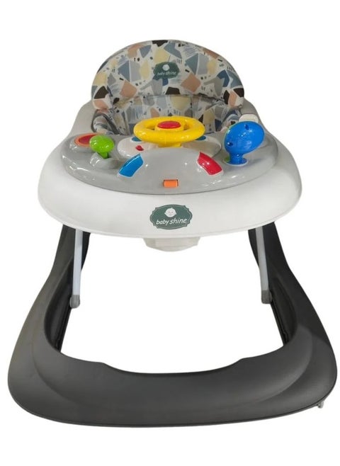 Baby Shine baby walker with multiple functions and a base