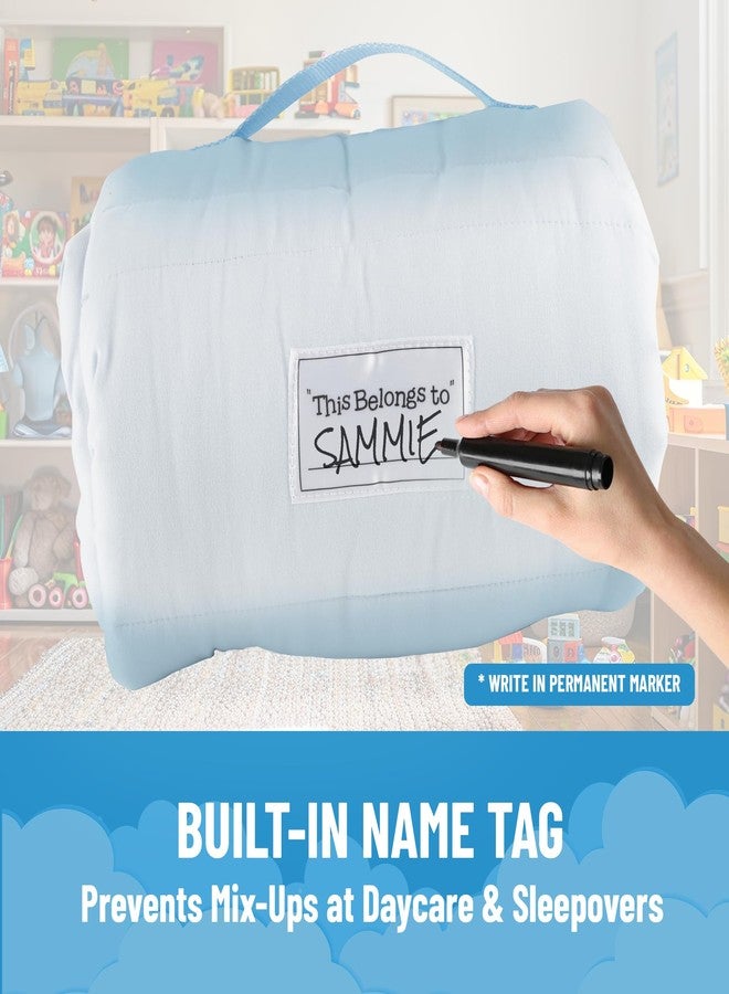 Jay Franco Bluey Bingo Cartoon Kids Nap Mat Sleeping Bag Toddler Soft for Kids, Blue - Image 5