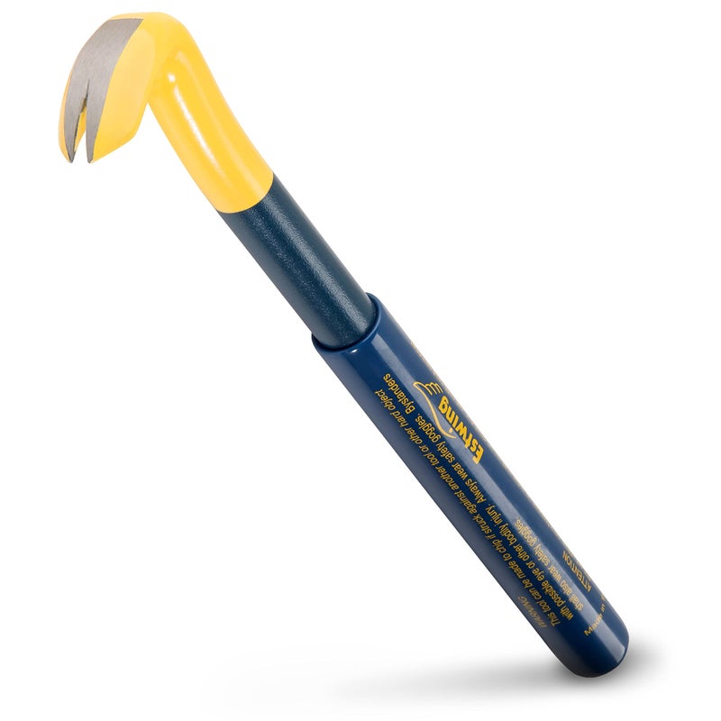 ESTWING Handy Claw Nail Puller - 10" Pry Bar with Forged Steel Construction & Vinyl Cushion Grip - HC-10 - Image 1