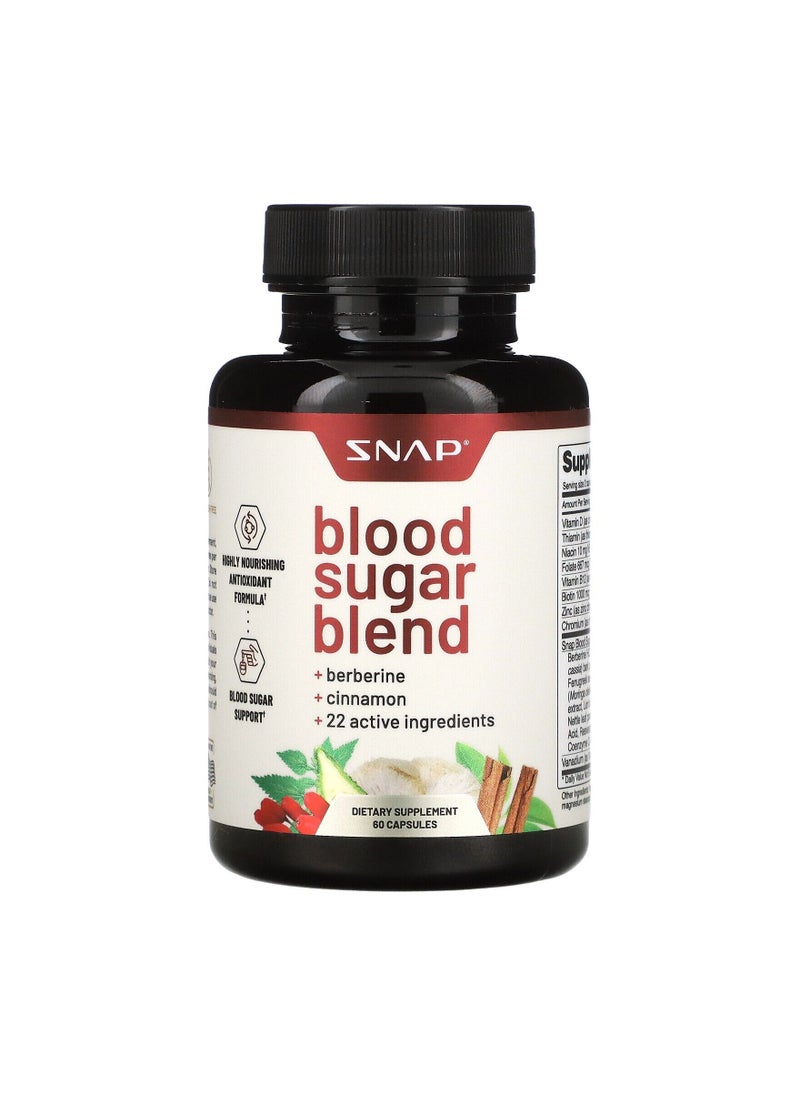 SNAP SUPPLEMENTS Dietary supplement to support blood sugar (60 Capsules) 