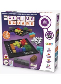 The Genius Square Game Of The Year Award Winner! 60000+ Solutions Stem Puzzle Game! Roll The Dice & Race Your Opponent To Fill The Grid By Using Different Shapes! Promotes Problem Solving Training