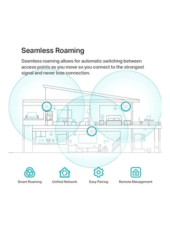 TP-LINK EAP650 AX3000 Mesh Ceiling Mount WiFi 6 Access Point, Seamless Roaming, Up to 2976 Mbps WiFi Speeds, WPA3/MUMIMO, Remote & App Control, PoE+ Powered, Multiple Controller Options White - Image 3