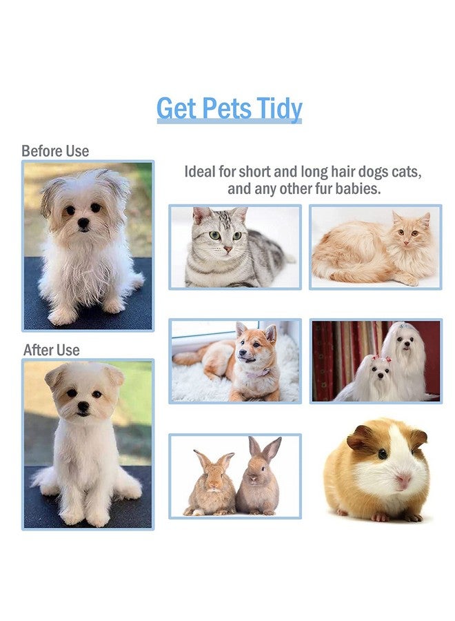فرشاة تنظيف ذاتية التلميع للعناية بالشعر المتساقط والتدليك، فرشاة القطط تزيل الطبقات السفلية والتشابك، فرشاة شعر الكلاب، فرشاة تدليك الحيوانات الأليفة للشعر القصير والطويل - متعددة الألوان - Image 4