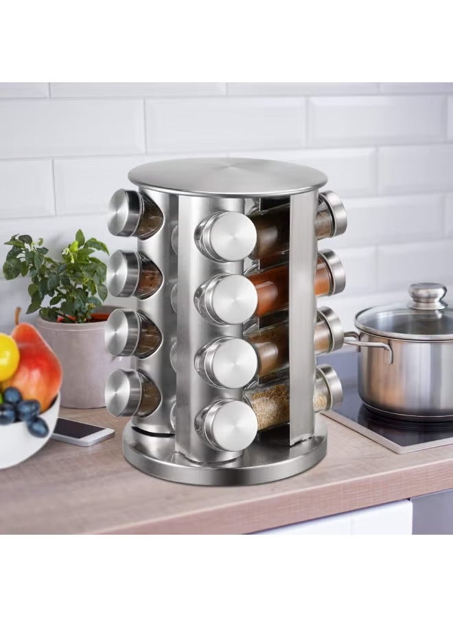 Spice Jar Set (16 Cans)-360-Degree Rotating Frame, Easy to Access  - Image 1