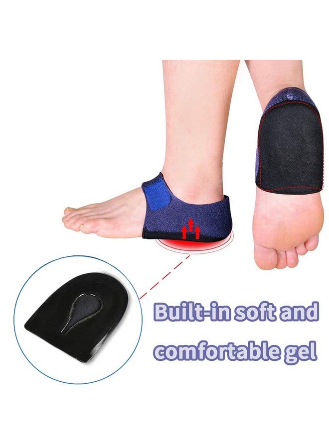 Anzailala Heel Pad For Heel Pain Heel Pain Relief Products Heel Cushion Pads Silicone Heel Pad For Men Women(L) - Image 2