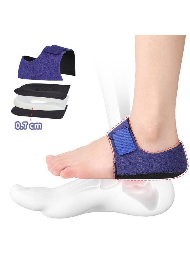 Anzailala Heel Pad For Heel Pain Heel Pain Relief Products Heel Cushion Pads Silicone Heel Pad For Men Women(L) - Image 4