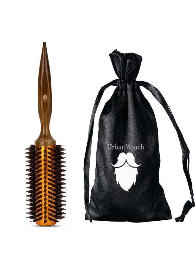 UrbanMooch Premium Round Boar & Nylon Bristle Hair Brush For Blow Drying Boar Bristle Round Hairbrush For Quick Blowout Add Shine/Volume Styling Curling And Straightening - Image 2