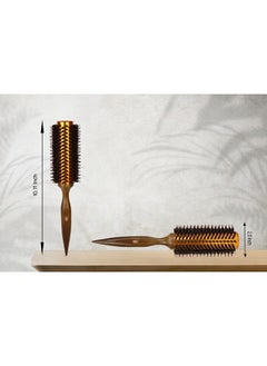 Premium Round Boar & Nylon Bristle Hair Brush For Blow Drying Boar Bristle Round Hairbrush For Quick Blowout Add Shine/Volume Styling Curling And Straightening - pzsku/Z452ADD85AC86ECBD2A8DZ/45/_/1690021986/f4544eef-ba2e-4ed0-9bc0-cca83d385162