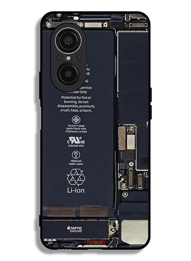 Tolwak Huawei nova 9 SE 4G Protective Case Cover Phone Circuit Pattern - Image 2