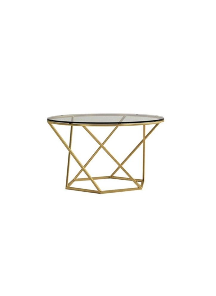 Generic Woplek Gold Metal Round Table  - Image 2