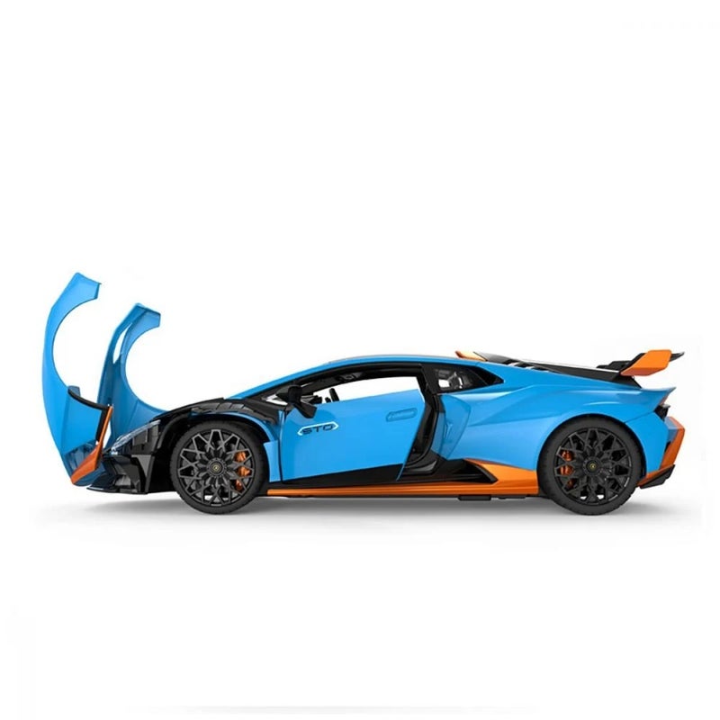 Rastar - Lamborghini Huracan STO 1/14 Diecast Model with Remote Control - Cyan - 98700 - Image 3