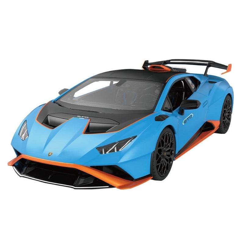 Rastar - Lamborghini Huracan STO 1/14 Diecast Model with Remote Control - Cyan - 98700 - Image 2