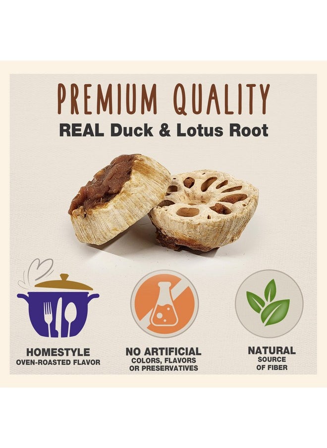 Cadet Cadet Gourmet Crunch'ems Homestyle Dog Treats, Natural Dog Chews with Real Chicken and Lotus Root, Duck 'N Veggie Flavor, 10 Count (Pack of 1)  - Image 4