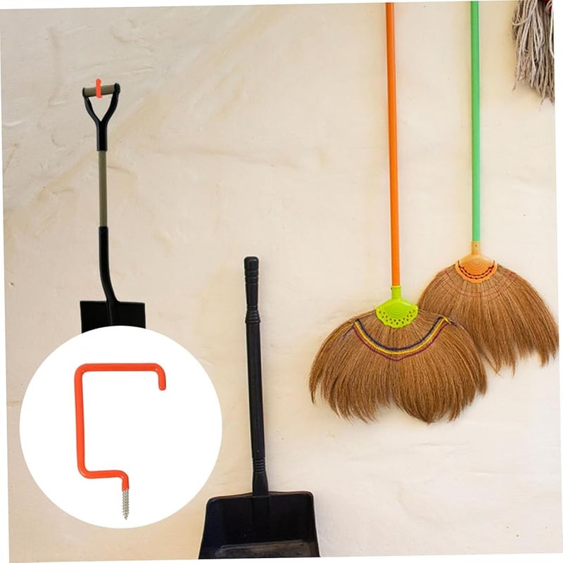 12Pcs High Strength Steel Screw Hooks Heavy Duty For Garage Wall Ceiling Storage - Image 3