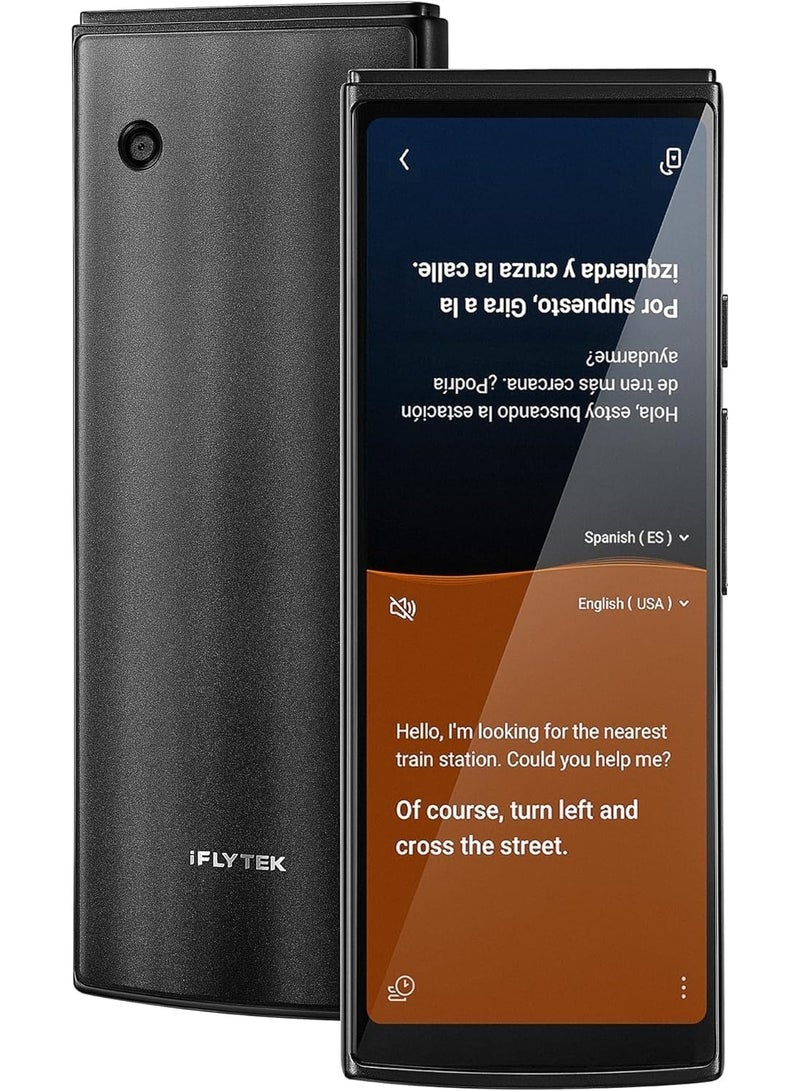 iFLYTEK Translator Device with Two-Way Real-Time Voice Translation in 60+ Languages, Offline & Online Capability, Exportable Records for Travel Business Learning - Image 1
