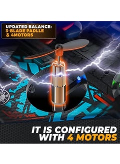 vesus RC Aeroplane L0712 2.4GHz Remote Control Fighter Jet Quadcopter – RTF Electric Airplane Toy with LED Lights, USB Charging, One-Key 3D Flips, 360° Stunts – Durable & Lightweight Aircraft Drone for Beginners, Kids, Adults  - Image 4