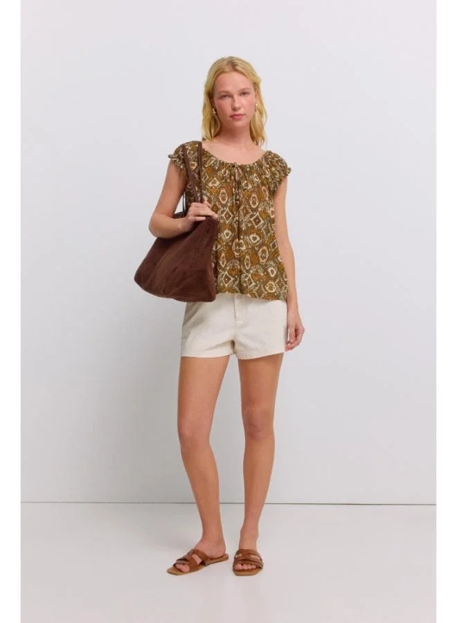 Springfield Crochet fringe top