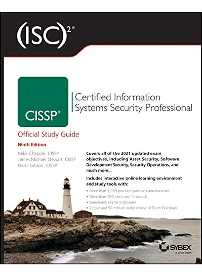 Isc2 Cissp Certified Information Systems Security Professional Official Study Guide By Chapple, Mike - Stewart, James Michael - Gibson, Darril Paperback 