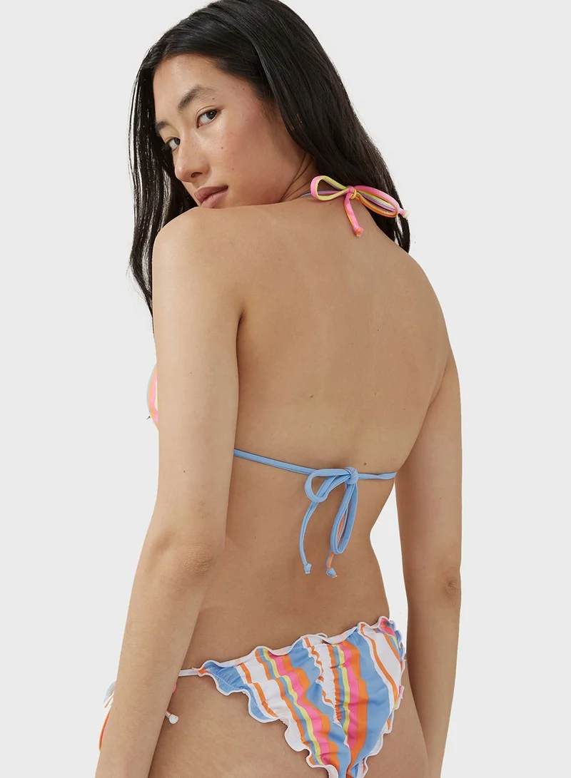 Cotton On Body Striped Bikini Bottom