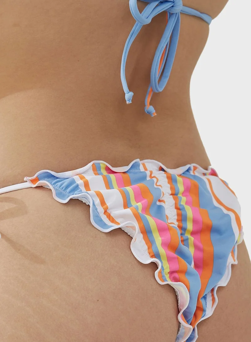 Cotton On Body Striped Bikini Bottom