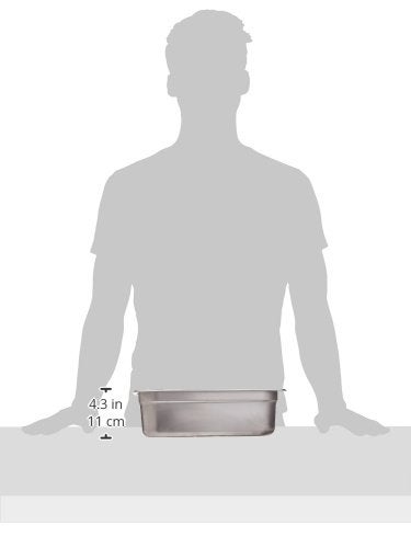 Winco بان وينكو المقاوم للاحتباس 1/3 حجم، 4 إنش، ستانلس ستيل - Image 3