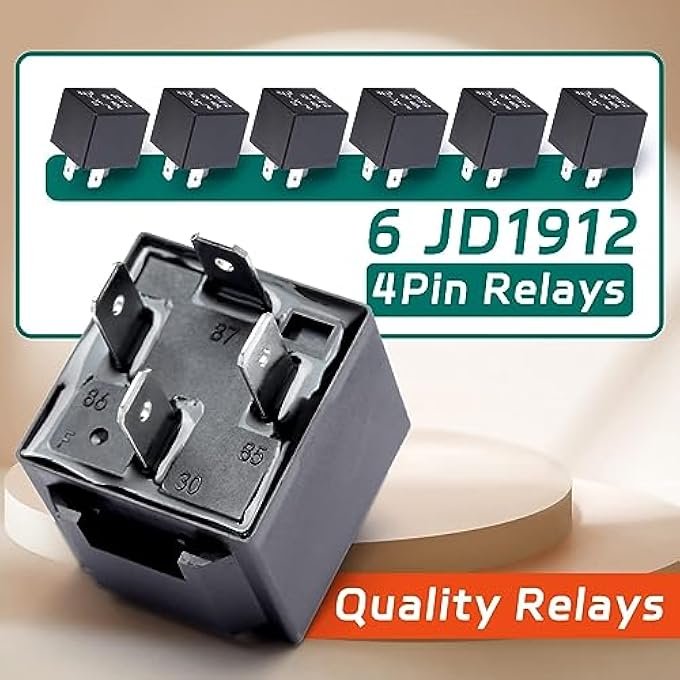 TERRIFI 11 Way Fuse Relay Box Block 12V PreWired Automotive Universal Fuse Block With Relay Panel 11 Slot Fuse Box And 6 Slot 4 Pin Relay Panel  For Vehicles Cars Marine Boats - Image 3