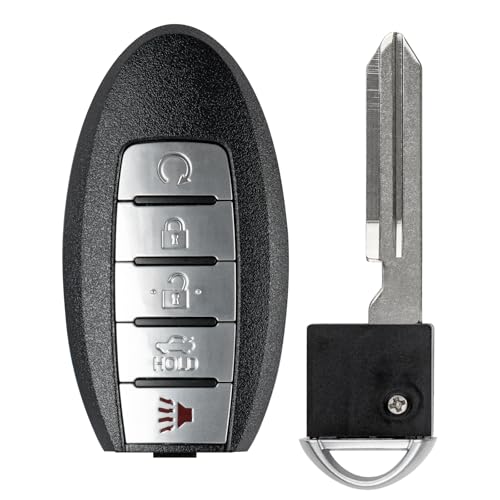 Vurkcy Key Fob Replacement for 2016 2017 2018 Nissan Altima Maxima Infiniti QX60 Q50/ 17 18 Q60 Car Keyless Entry Remote Control, KR5S180144014, 5 Btn - Image 1