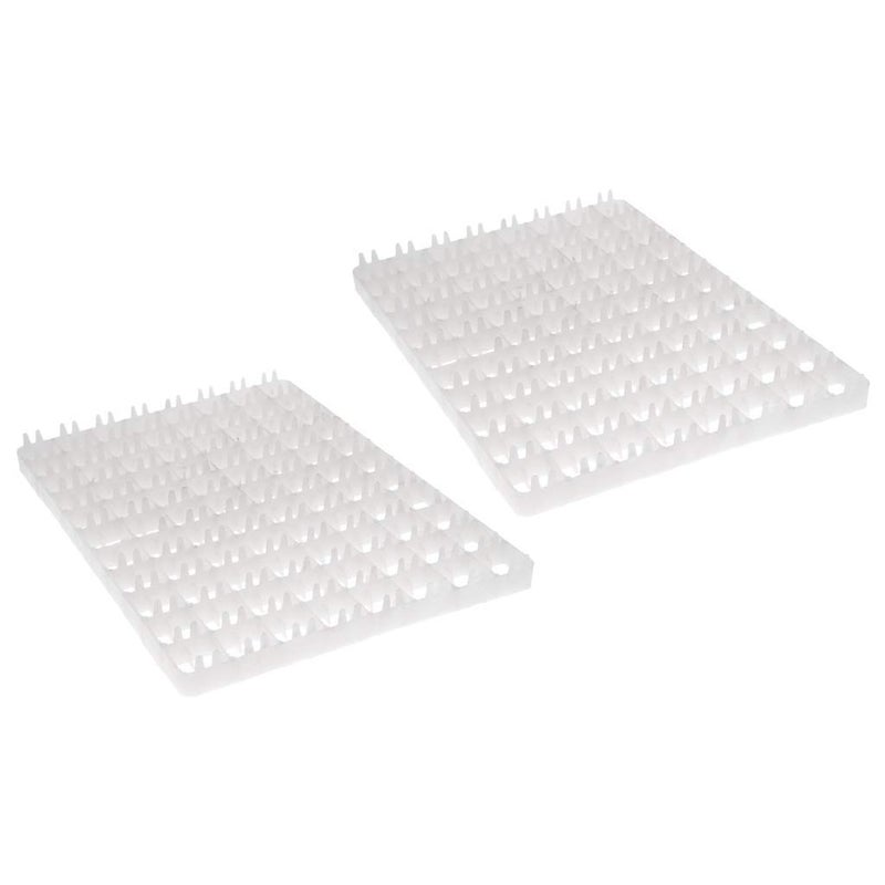 TMW صينية بيض سعة 88 قطعة لفقاسة البيض (بيضاء) (88x2 قطعة=176 سعة) - Image 2