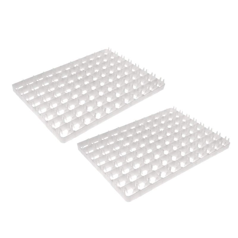 TMW صينية بيض سعة 88 قطعة لفقاسة البيض (بيضاء) (88x2 قطعة=176 سعة) - Image 3