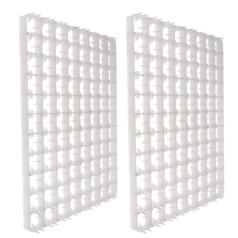 TMW صينية بيض سعة 88 قطعة لفقاسة البيض (بيضاء) (88x2 قطعة=176 سعة) - Image 1