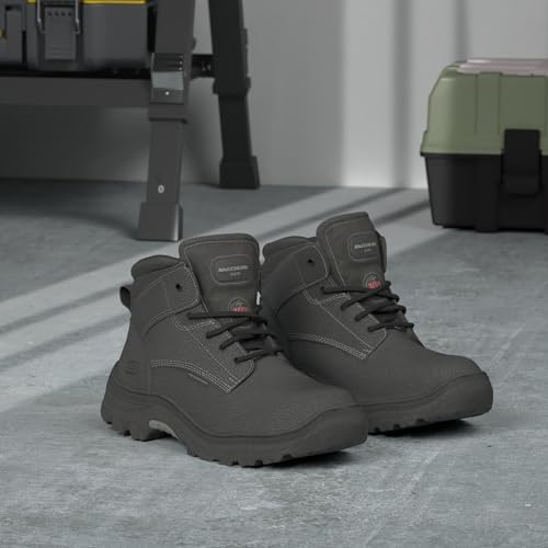 Skechers Men's Burgin-Tarlac Industrial Boot, Black, 7 - Image 2