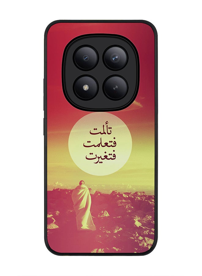 For Xiaomi Redmi Note 15 Pro+ / Poco M8 Pro Case,Slim fit Camera Protection, Shockproof Thin Phone cover  - I Suffered, I Learned, I Changed