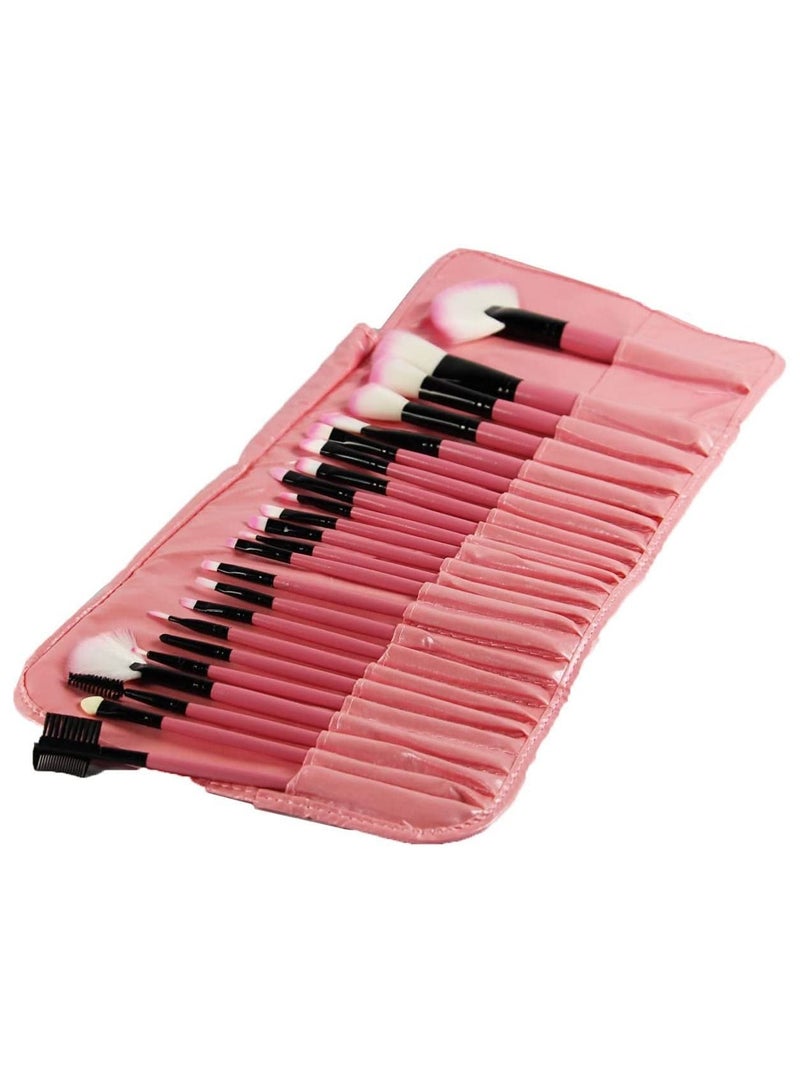 ORiTi Makeup Brush Set 24pcs Wood Handle Essential Makeup Kit - Image 3