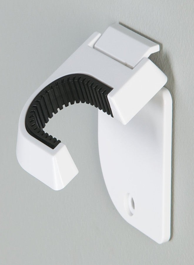 InterDesign Broom/Mop Holder, White, Set of 2 - Image 4