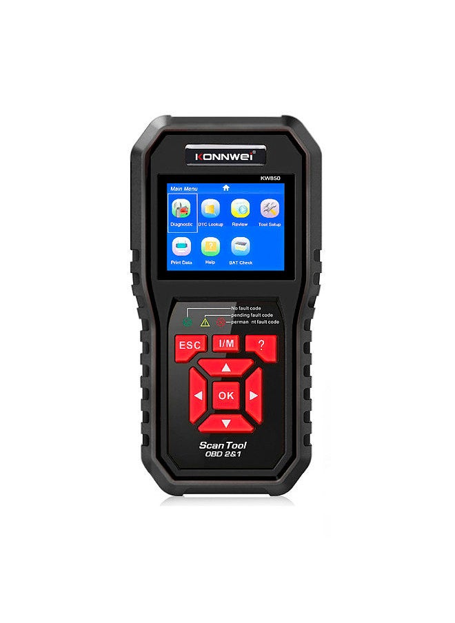 Konnwei KONNWEI KW850 OBDII Scanner Auto Code Reader Diagnostic Check Engine Light Scan Tool for OBDII Cars After 1996  - Image 2