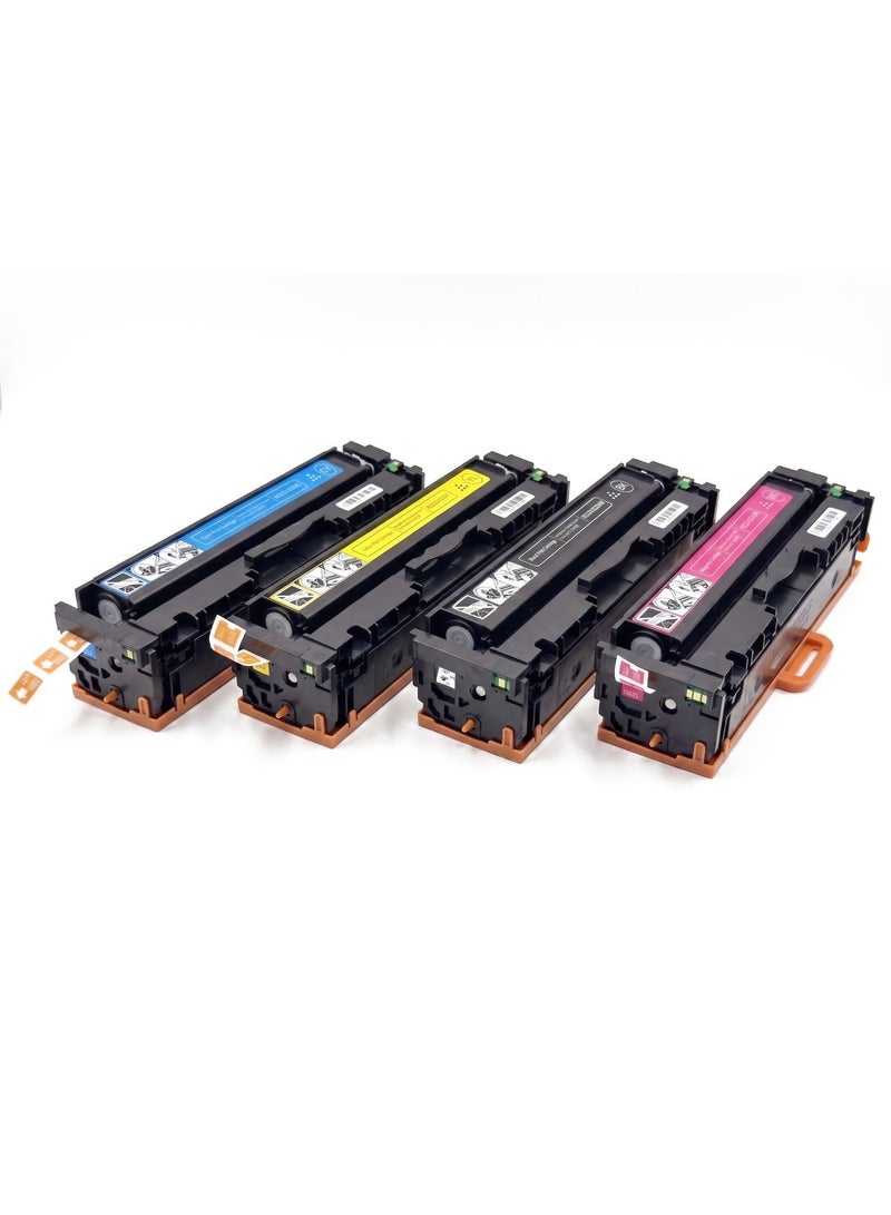 طباعة الذهب Gold Print Premium Toner Cartridge W2220A/W2221A/W2222A/W2223A/222A Pack Compatible For HP Color LaserJet Pro 3288, 33, Toner: Refined toner is infinitely close to original toner to achieve high color printing. - Image 2