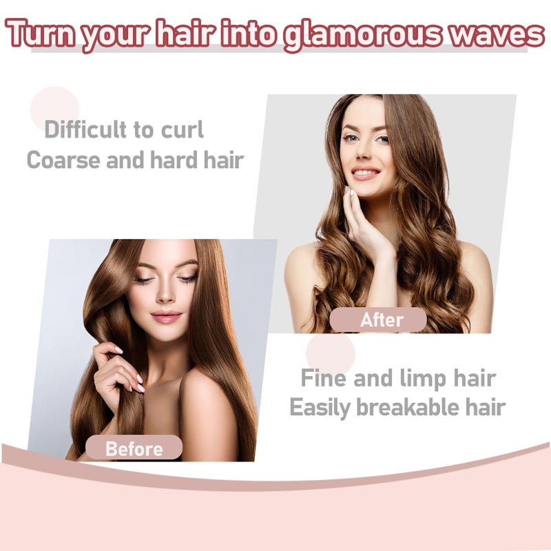 AHSNYLC Satin Sponge Hair-Rollers for Women - 9Pcs Soft Foam Rollers to Sleep in, Heatless Overnight Curlers for Short/Long Hair, No Heat Hair Curlers with Dent-Free Satin Surface - Image 4